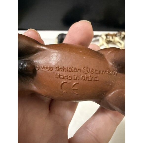 Lot of 8 VTG Schleich Horses Toy Figures Mixed Breeds Years 1998-2009 Retired - Picture 15 of 16